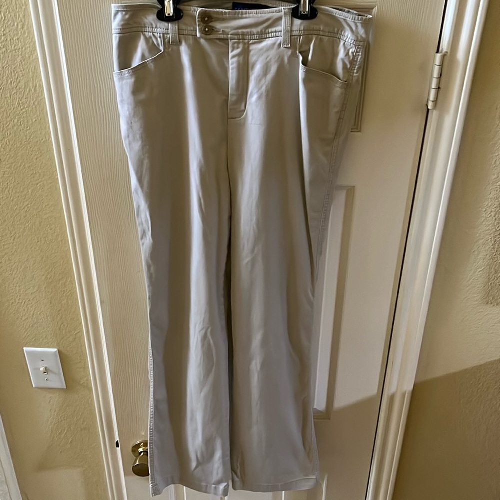 Bandolino Blu-Wide Leg Khaki Pants-8